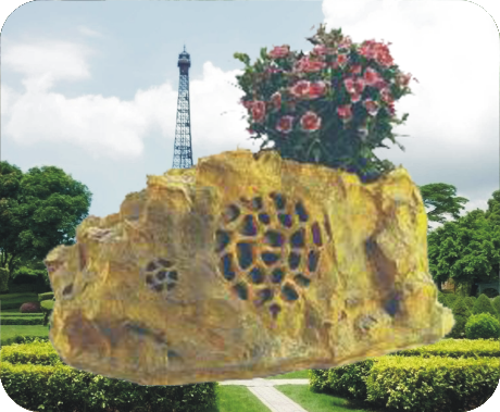 高品質(zhì)玻璃鋼草坪音箱 OBT-1803V