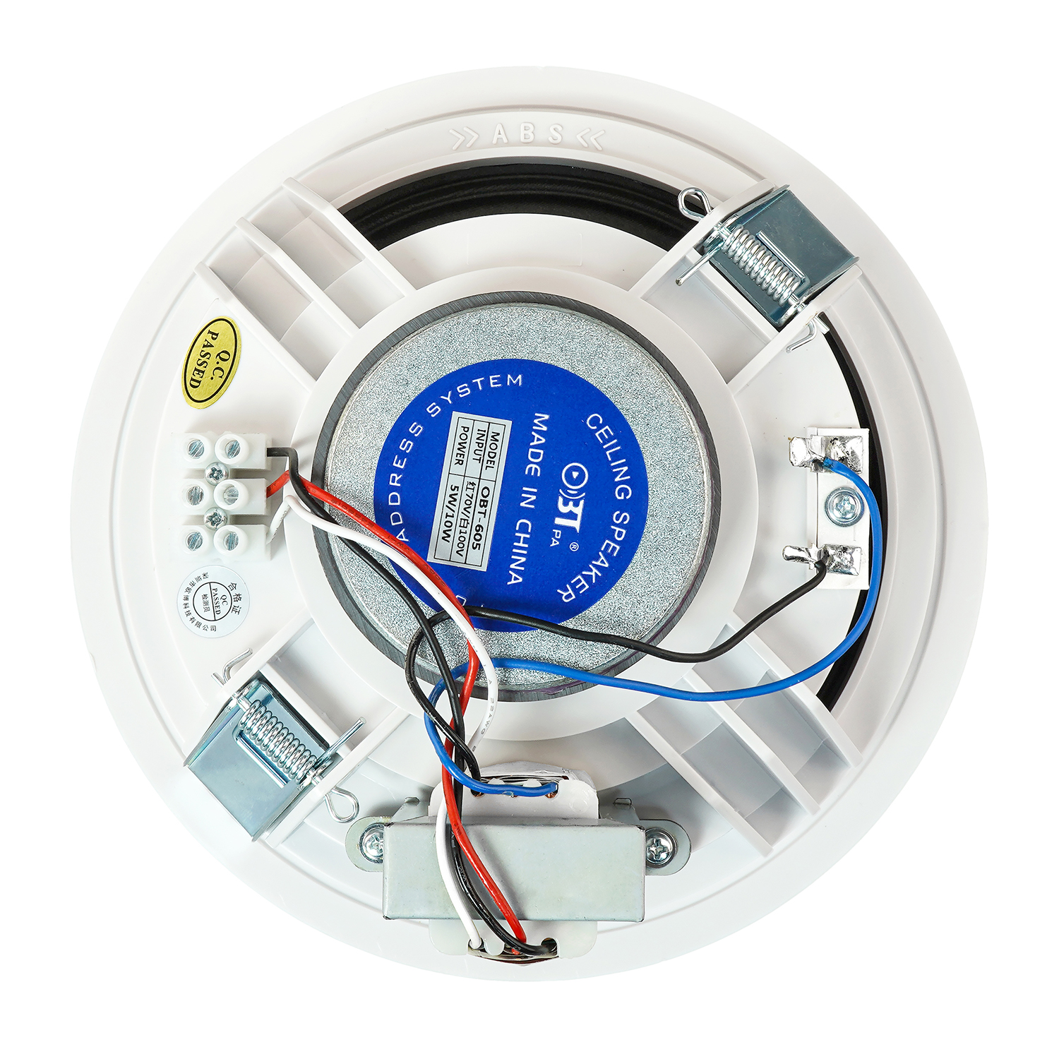 高品質(zhì)天花喇叭（優(yōu)質(zhì)塑膠） OBT-605