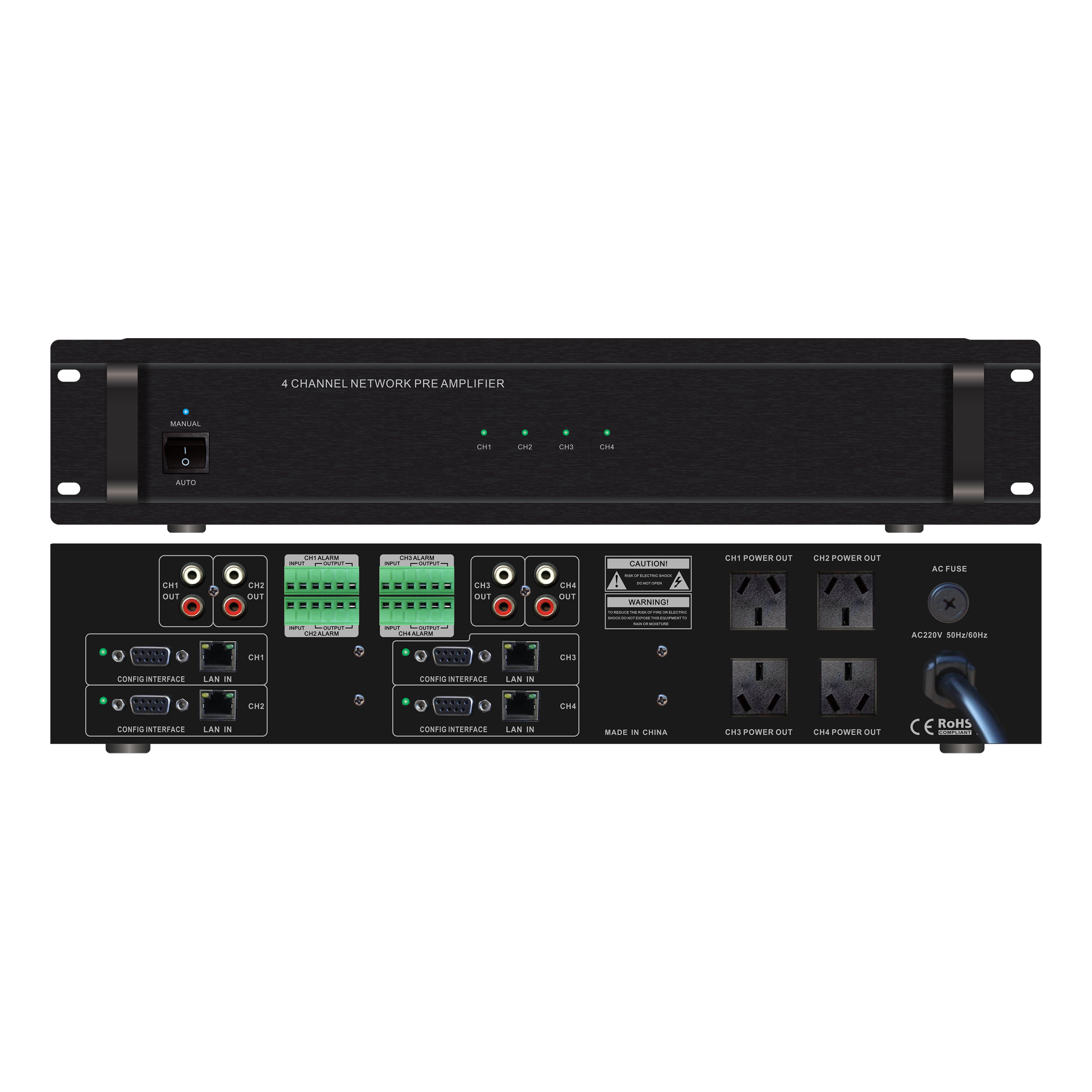 四通道網絡解碼器 OBT-9928-4