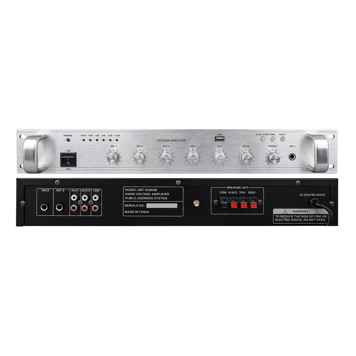 合并定壓功放機(jī) OBT-6060B_MP3