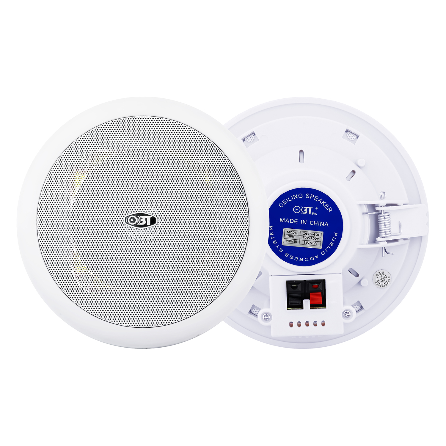 高品質(zhì)天花喇叭（塑膠全封閉） OBT-608
